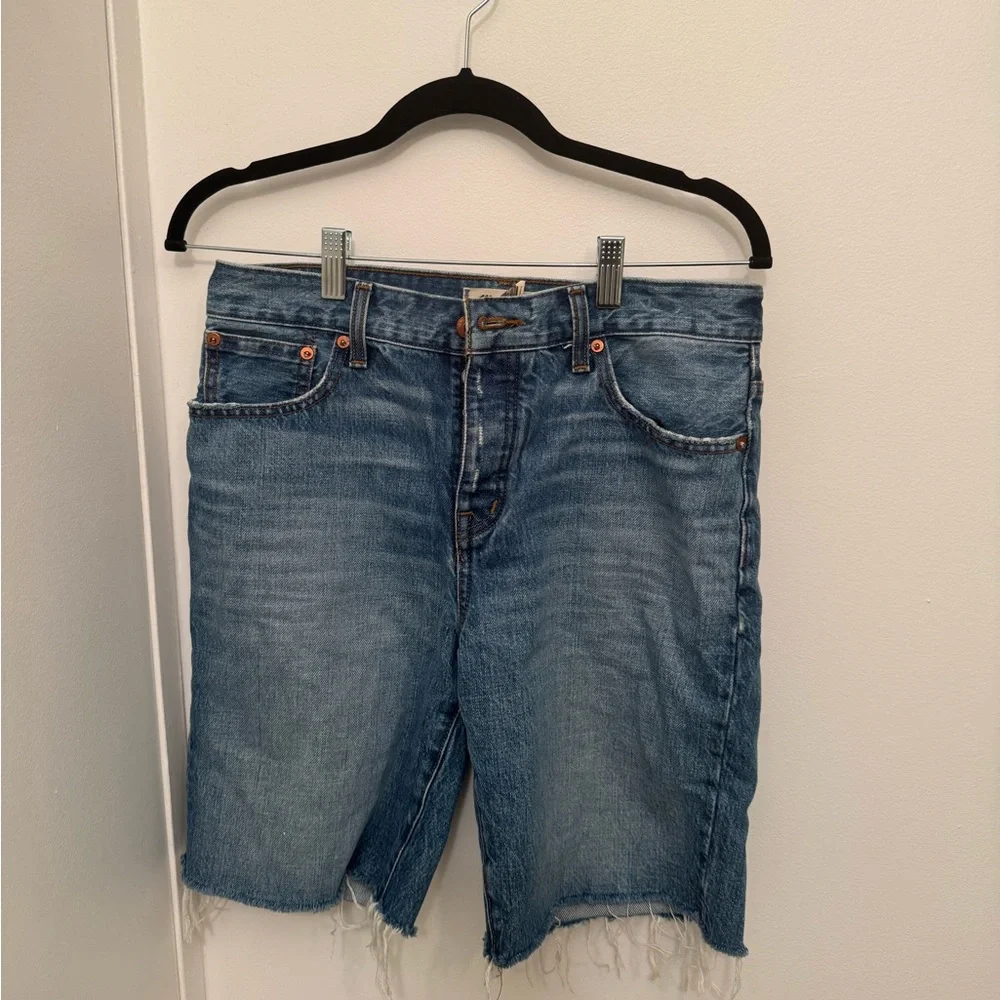 Madewell Long Denim Shorts 26